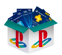 PlayStation Gift Cards mystery blind box